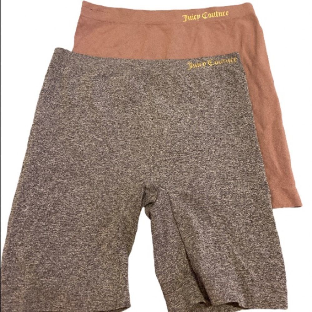 Juicy couture SPANX like biker shorts 2 pack size 1X